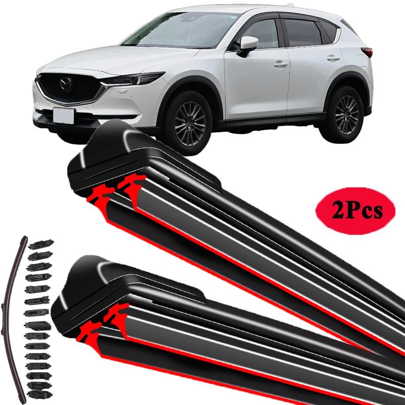 For Mazda CX-5 CX5 CX 5 KF MK2 Front Rear Window Wiper Set Brushes Windscreen Windshield Cleaning