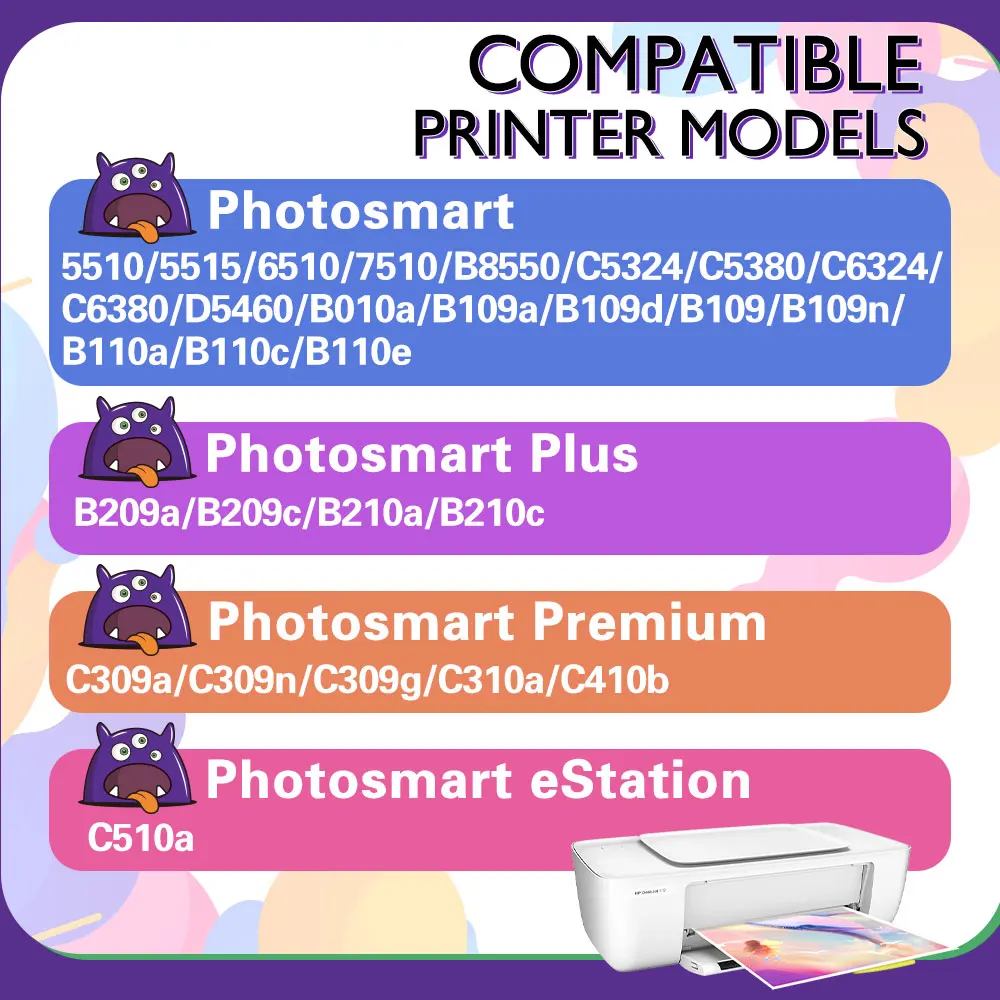 364XL Ink Cartridge printer supplies inkjet ink cartridge ink cartridge For HP 364 HP364 XL Compatible Photosmart 5510 5515 6510 B010 B109 B209 Deskjet 3070A Printer
