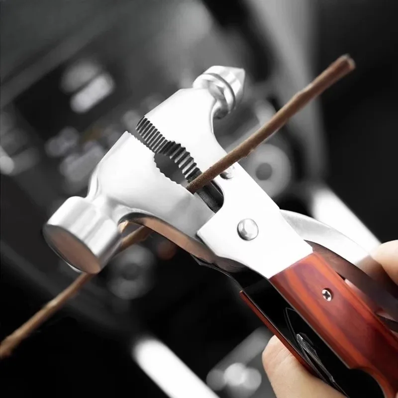 Multifunctional Car Window Breaker Safety Hammer - Emergency Vehicle Escape Tool with Seatbelt Fire Safety Features for Home