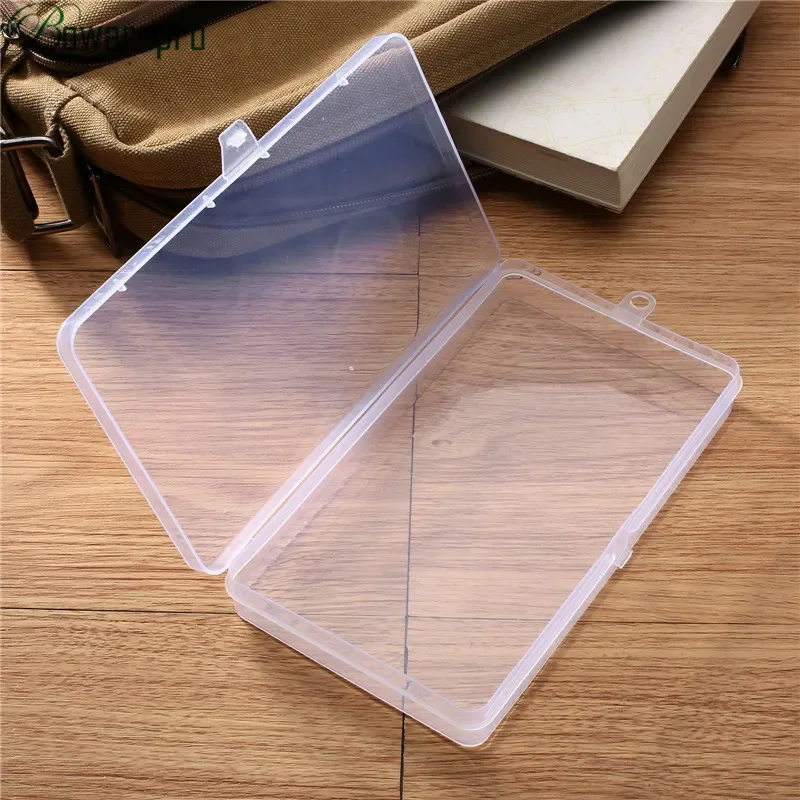 Makeup Storage Box Jewelry Container Small Clear Plastic Box Case Mobile Phone Multi-function Tool Beads 17.2 X9.8x2.1cm