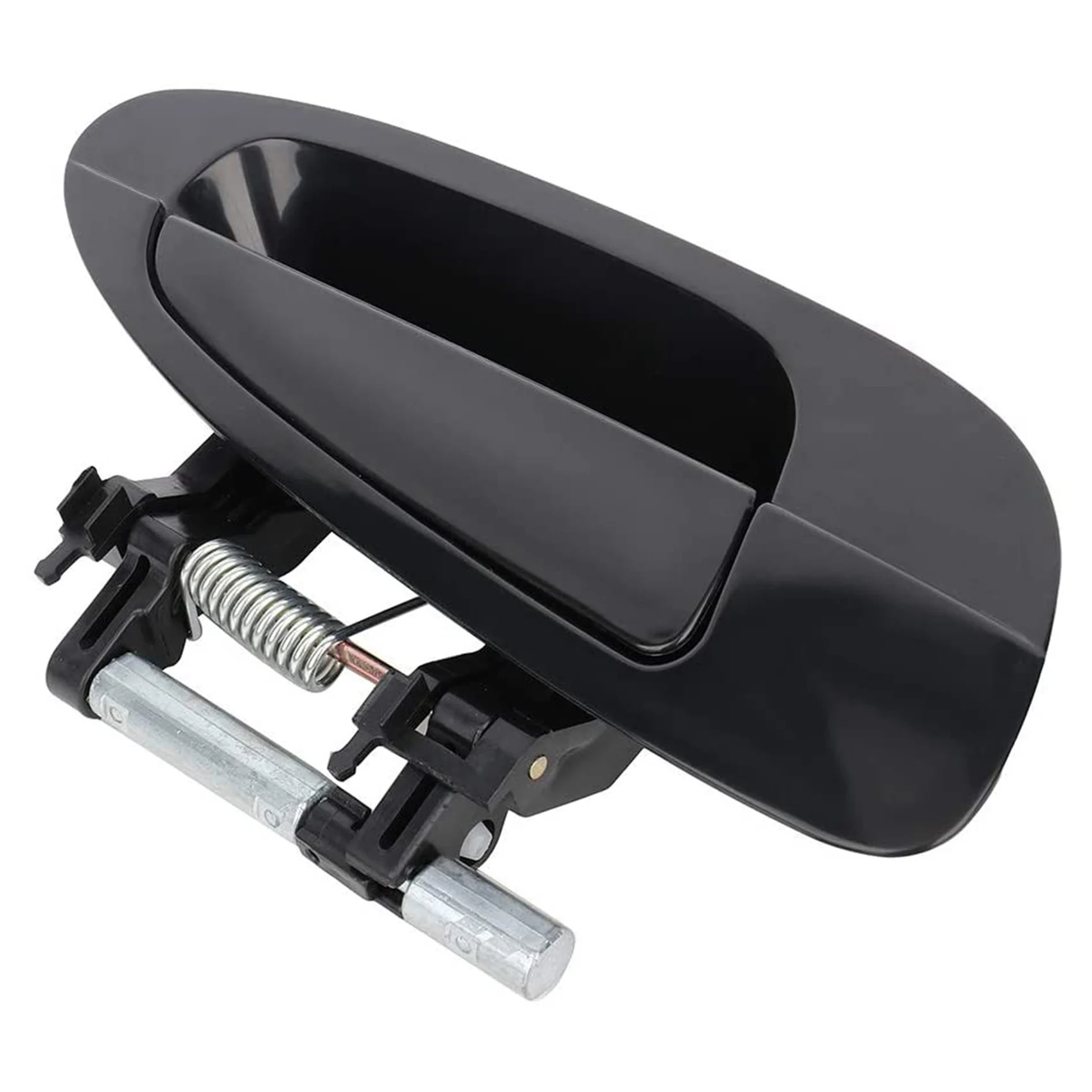 Rear Right Passenger Side Exterior Door Handle - Black, Fits 2002-2006 Nissan Altima