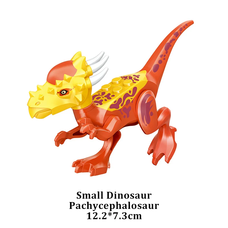 thumbnail image 1 of Bloques de construcción de dinosaurios de Jurassic World, Brutal Raptor T-Rex, Triceratops, Indominus Rex, modelo de dinosaurio Velociraptor, figuras de ladrillos, juguetes, 1 of 5