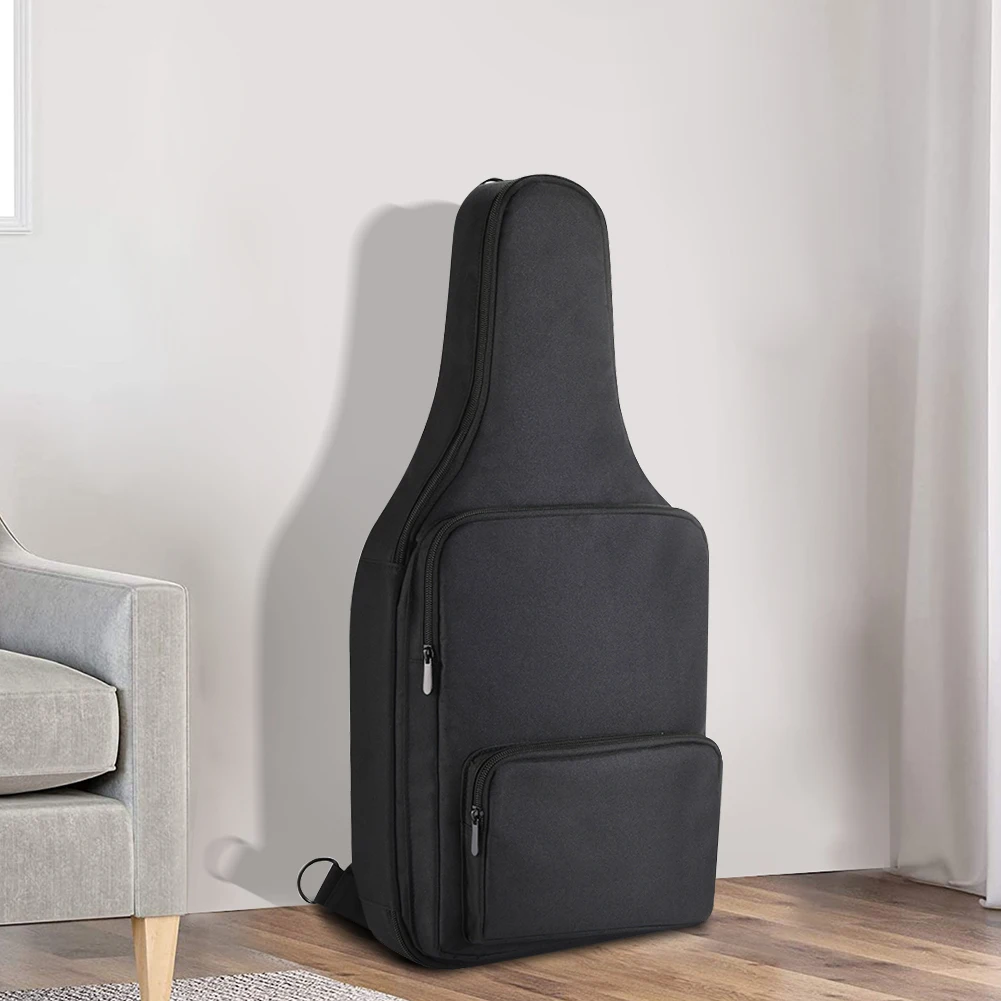Shoulder Bag Backpack Shockproof Guitar Bag Anti-Scratch Guitar Case with Accessory Pockets for PDP Riffmaster Guitar Controller