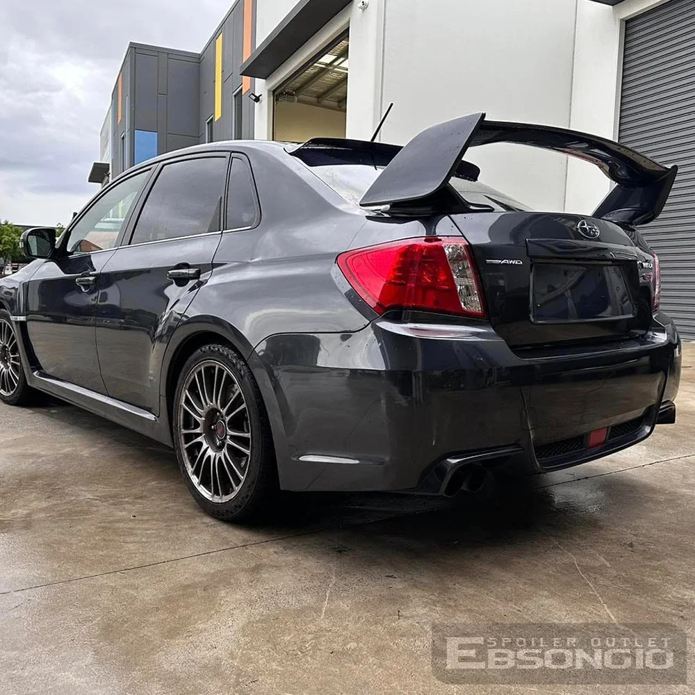For Subaru IMPREZA WRX STI Glossy Black Spoiler 2008 2009 2010 2011 2012  2013 2014 ABS Plastic Rear Trunk Spoiler Splitter Wing - AliExpress, image size:1000x1000