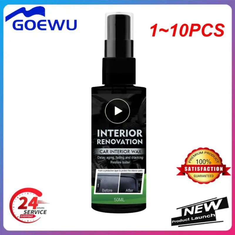 

1~10PCS Plastic Restore Agent for Home Car Interior Part Paint Polish Retreading Auto Refurbishing Maintenance Wash