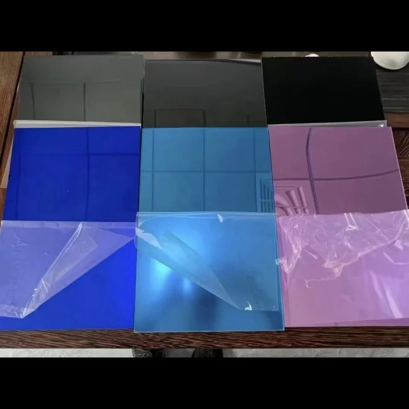 2pieces Mirror acrylic sheet color plastic sheet