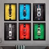 1:32 Photo Frame Version Alloy Metal Sports Car Model Simulation Racing Car Model 3D Hanging Painting Kids Toys Gifts Decoration 1