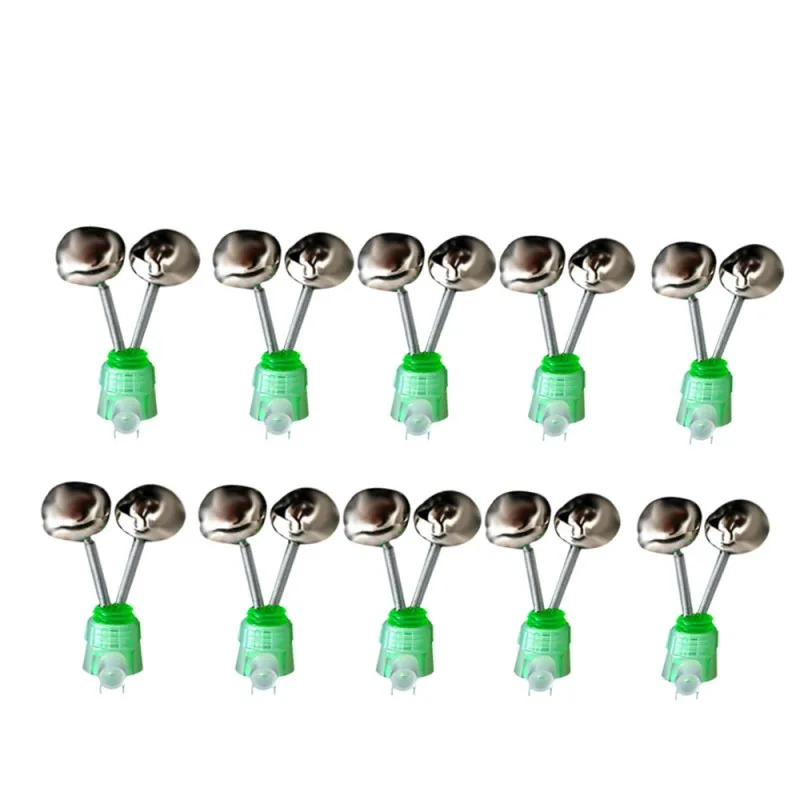 Alarmes de morsure de pêche, cloche de pêche, alarme de morsure en plastique pour canne à pêche à la carpe