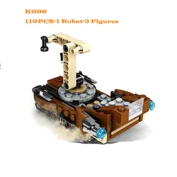 Creative MOC Fighter Building Blocks Kit - Educational Toy Set (K006 NO BOX)