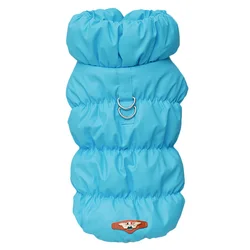 Cozy Winter Padded Pet Outfit Jacket for Small to Medium Dogs and Cats (DLBlue)