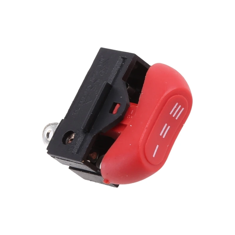 Black Red Electrical Hair Dryer Button Switch On Off Electric Hot Water Bottle Heater Rocker Switch 3 Gear Toggle Type images - 6