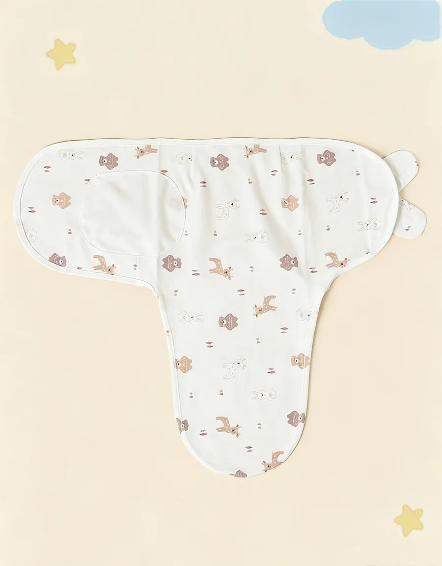 1 coperta per neonati in puro cotone con stampa di cartoni animati, morbida e confortevole, coperta per neonati - immagine 5