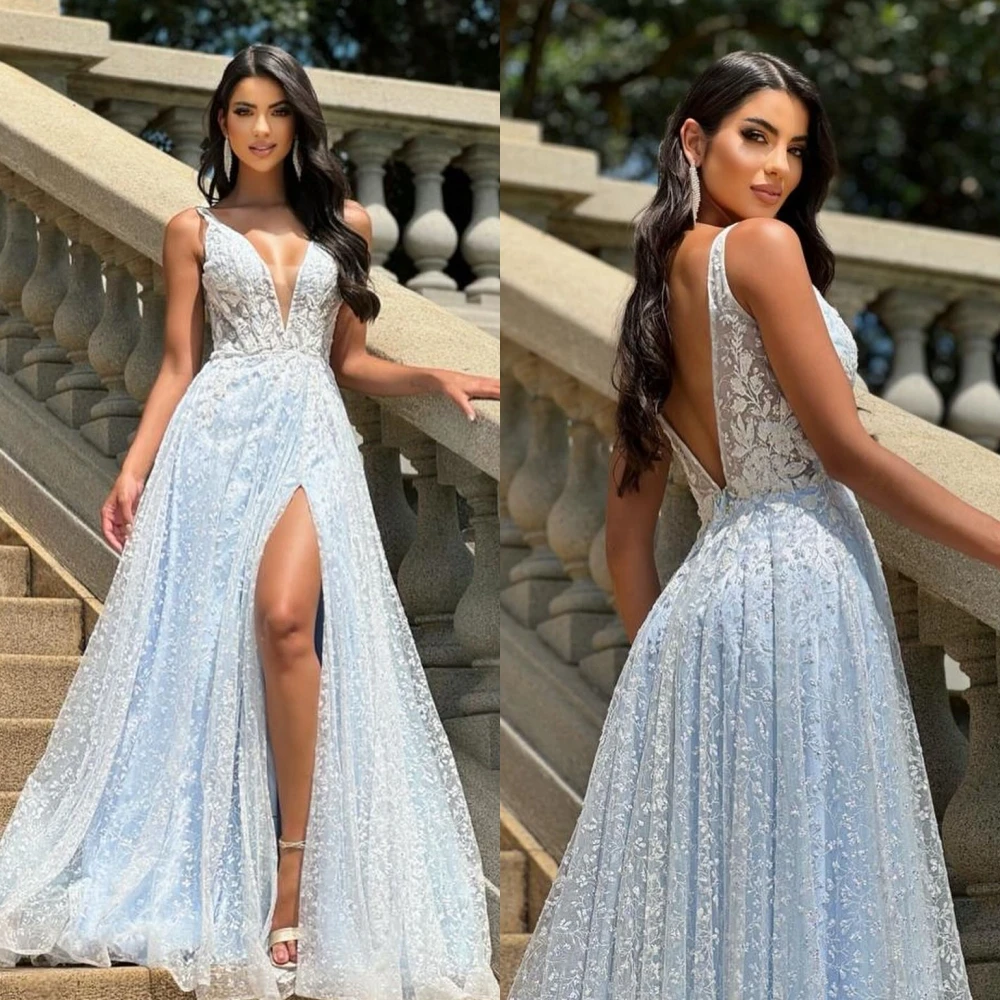 

Zhitomyr Intricate Exquisite Spaghetti strap Ball gown Applique Floor length Skirts Organza Prom Dresses