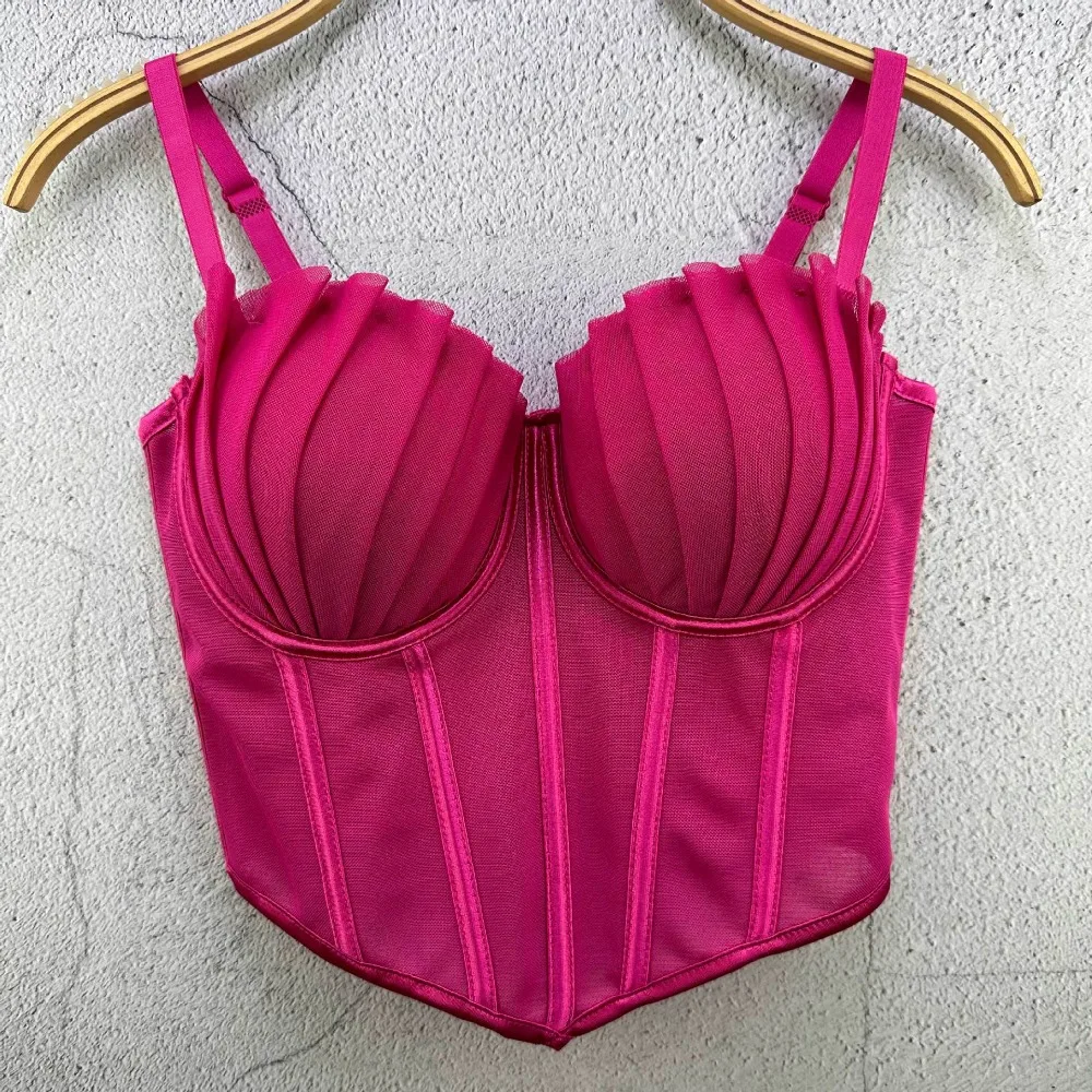 Y2k Top Women Clothing Sexy Tops Camis Tees Fashion Clothes Corset Streetwear Party Club Underwear Bustiers Slimming Lingerie