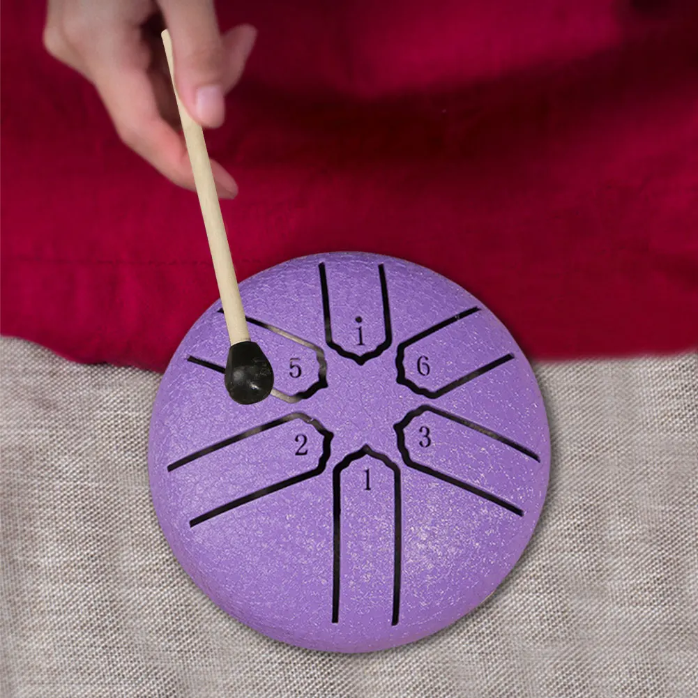 3 Inches 6 Notes Rain Drum for Outside Steel Tongue Drum Rain Instrument for Yoga Meditation Unique Gift musical percussion instruments,tongue drum,rain drum instrument