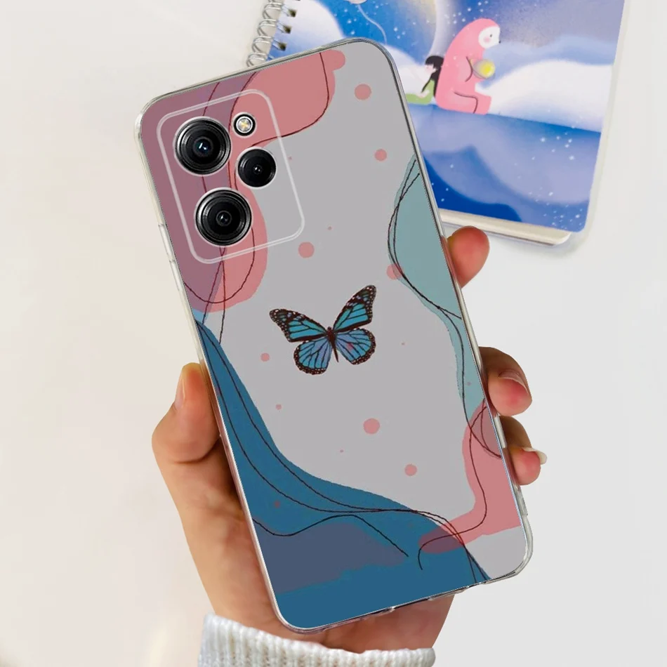 Elegant Printed Soft Silicone TPU Phone Case - Compatible with Poco X5 Series