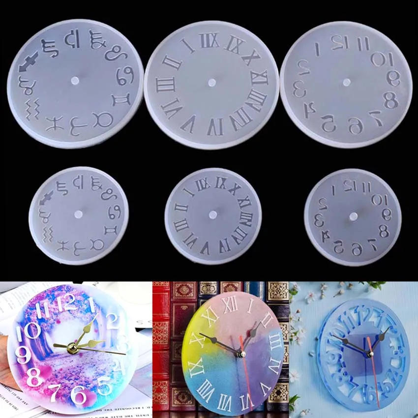 Epoxy Resin Mold for Clock Handmade Tool DIY Silicone Molds for Resin  Crafts Clock Jewellery Making Supplies 2021 big tree clock silicone mold woodpecker clock molde silicona resina accessories handcraft jewelry tool resin art supplies