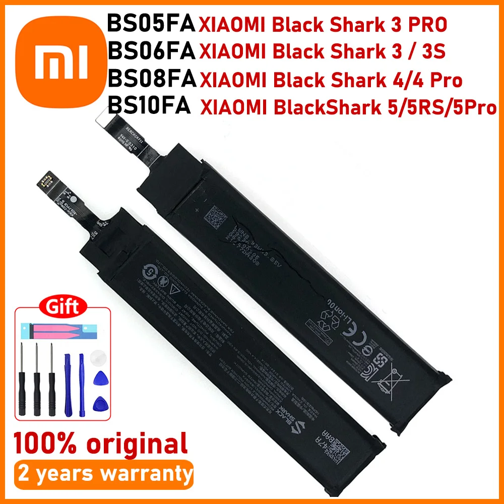 Tanie Oryginalna bateria XIAOMI telefon BS08FA BS06FA BS05FA BS10FA dla czarnego rekina 3