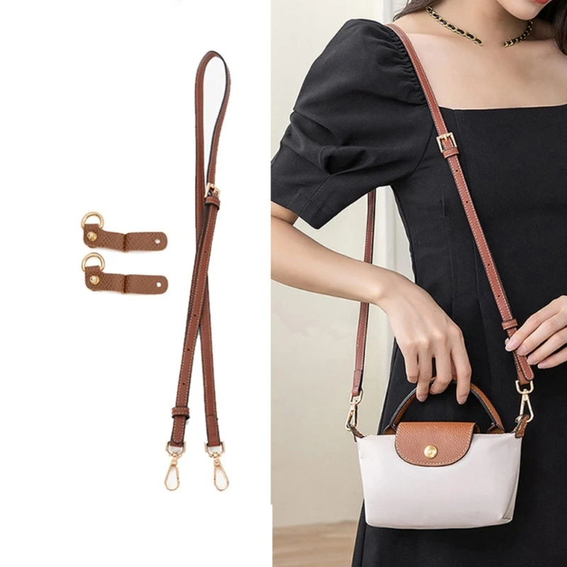 

Crossbody Bag Strap/Punch Free Buckle Handbag Shoulder Bag Replacement PU Strap Purse Handcraft Bags DIY Accessories