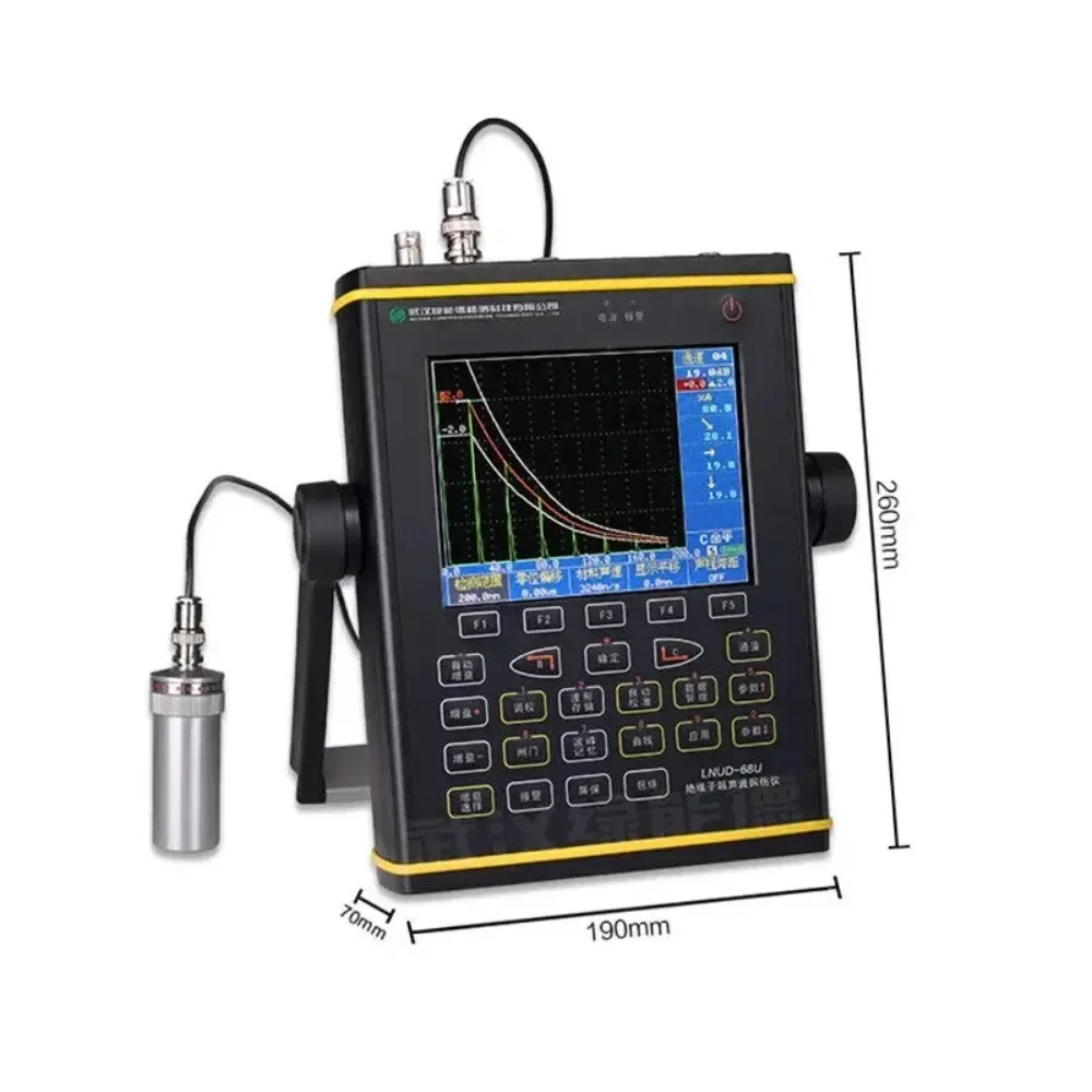 Ultrasonic Flaw Detector Digital With 0 to 9999mm Testing Range And 5.7 Inch TFT 3