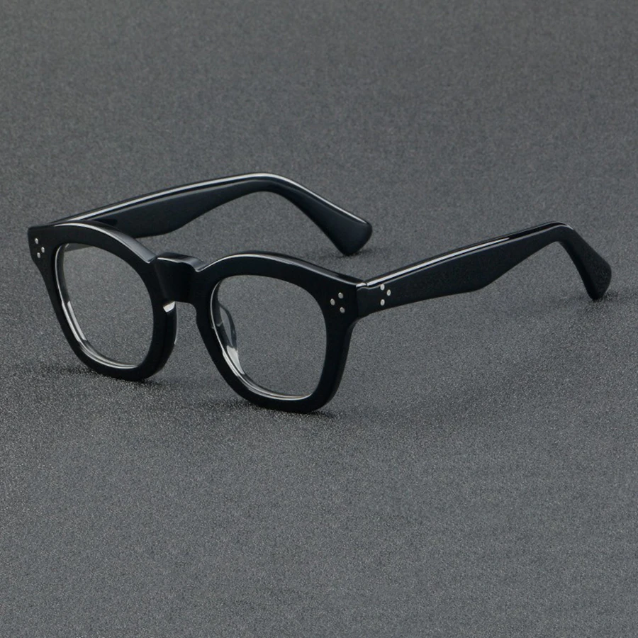 

Women 's Spectacle Frame Men Anti-Blue Light Style Glasses Clear Lens Brand Designer Female Acetate Frame Vintage Eyeglasses