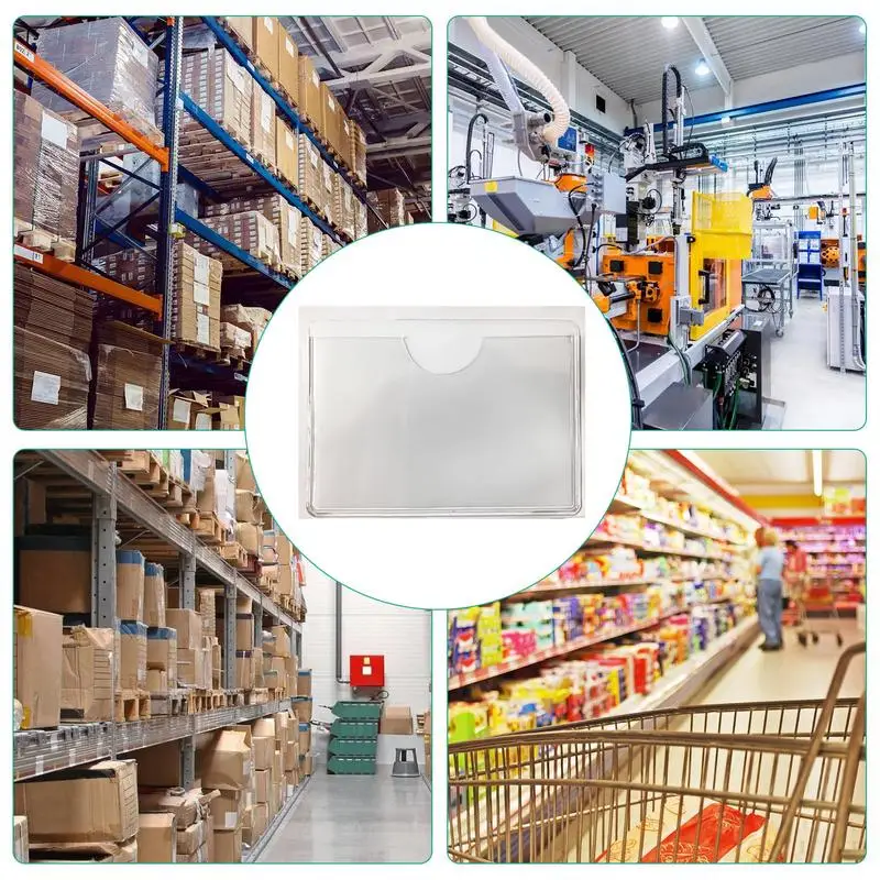 20/1PCS Porta carte autoadesivo trasparente per parabrezza per auto, scrivania, parcheggio, etichetta, copertura, custodia impermeabile  21