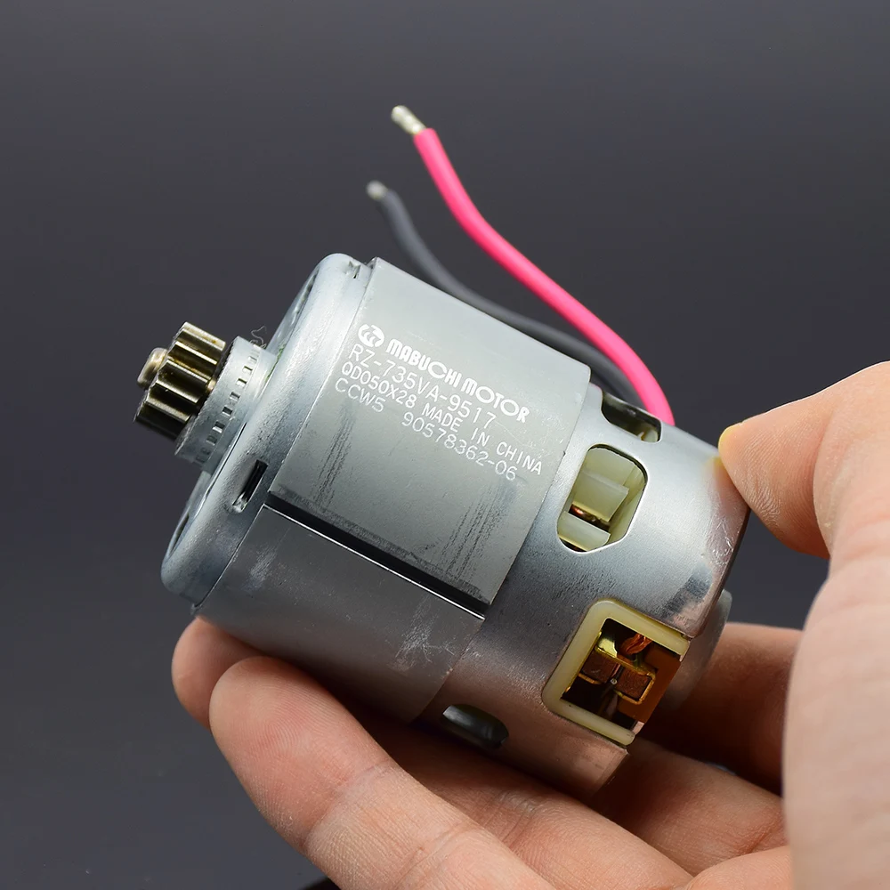 MABUCHI RZ-735VA-9517 DC 12V 14.4V 18V 고속 735 모터 전기 드릴 스크루 드라이버 원형 톱 전원