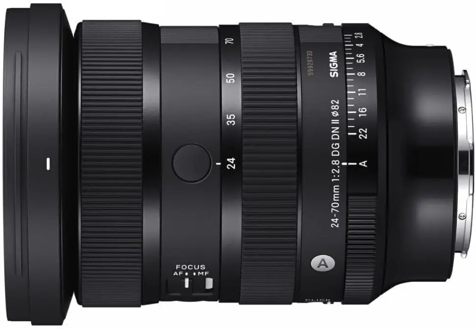시그마 24-70mm F/2.8 DG DN II 아트 줌 렌즈 & AF 자동 초점 모드 유리 렌즈 (시그마 카메라 주로 사용)