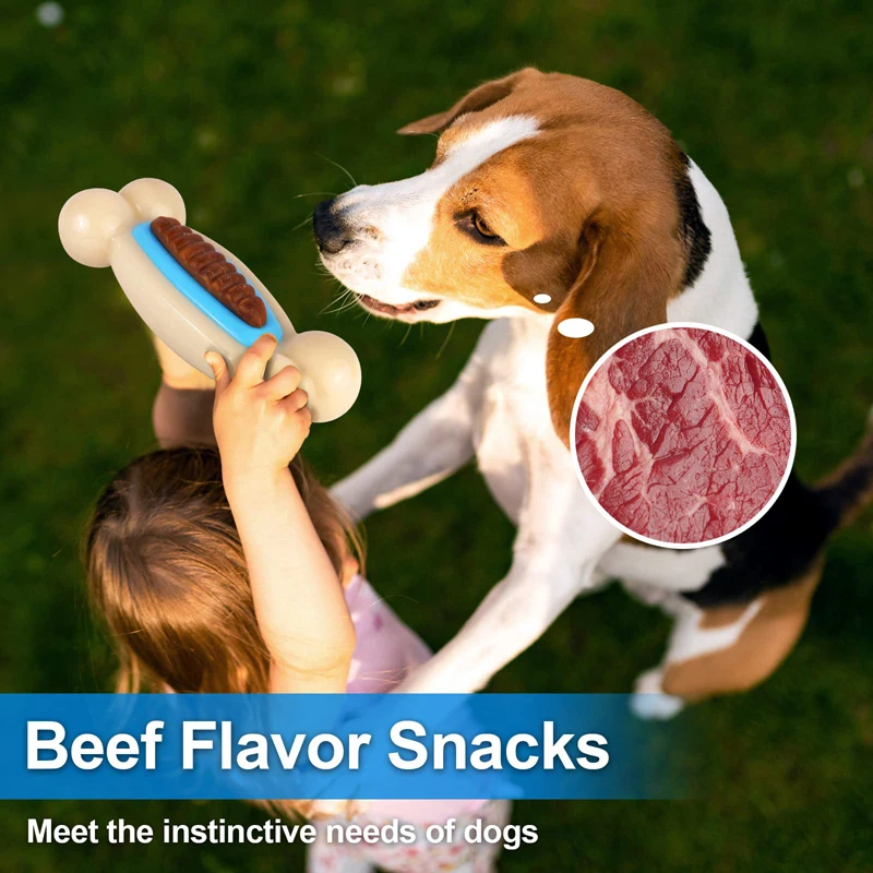 Benepaw Tough Dog Toys Food Dispensing Nontoxic Pet Toys For Aggressive  Chewers Large Breed Puppy Bone Teething IQ Training - AliExpress