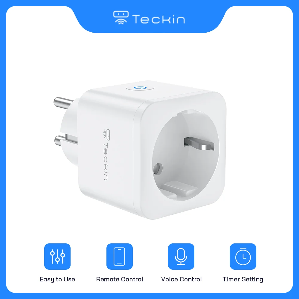 Teckin minienchufe inteligente SP21, Control remoto por voz, Alexa, Google Home, Smart Life, temporizador y horario, 90 días de reemplazo gratis - Top 100 hogar y jardín