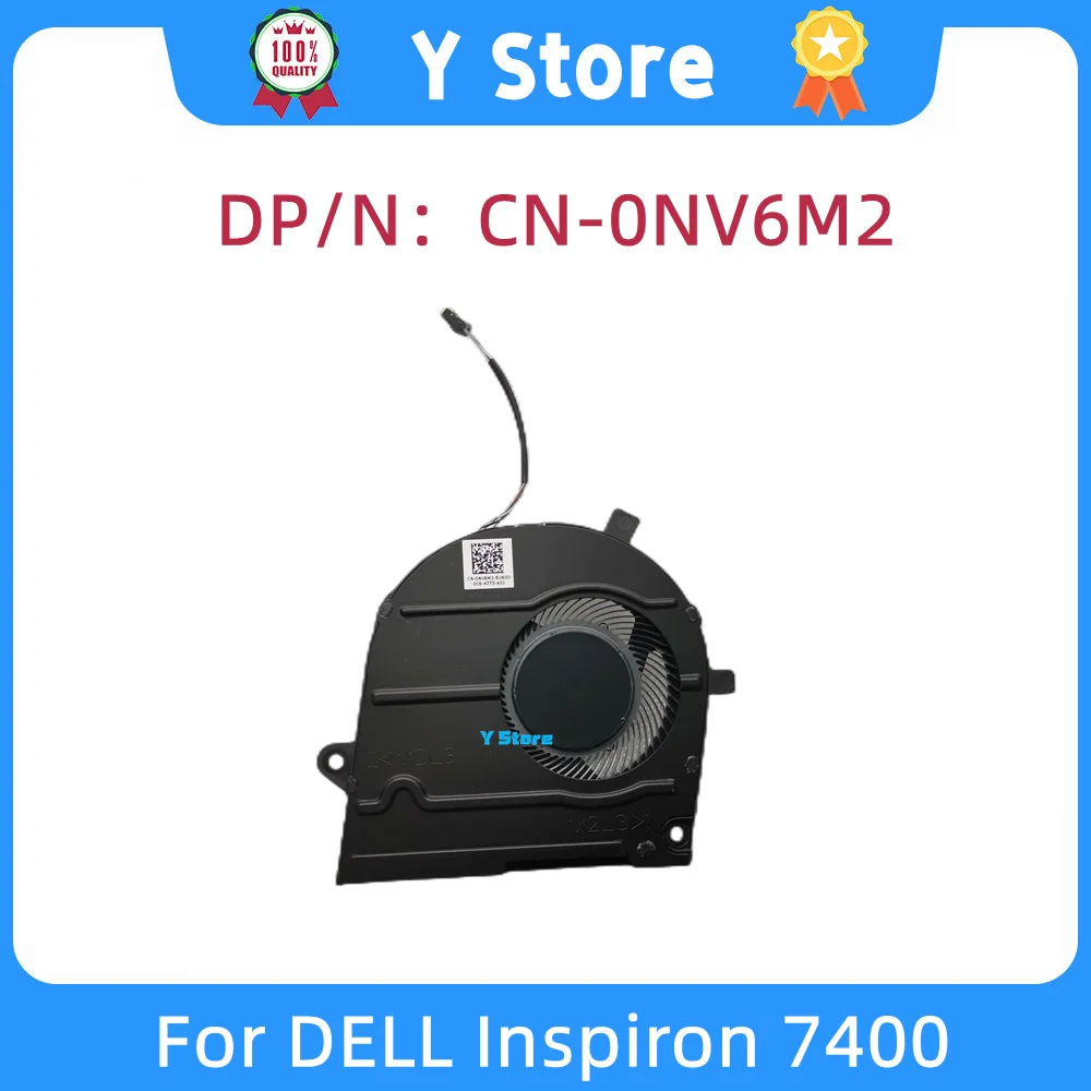 

Y Store New Original Laptop Heatsink For Dell Inspiron 7400 Cooling Fan 0NV6M2 NV6M2 CN-0NV6M2 Free Shipping