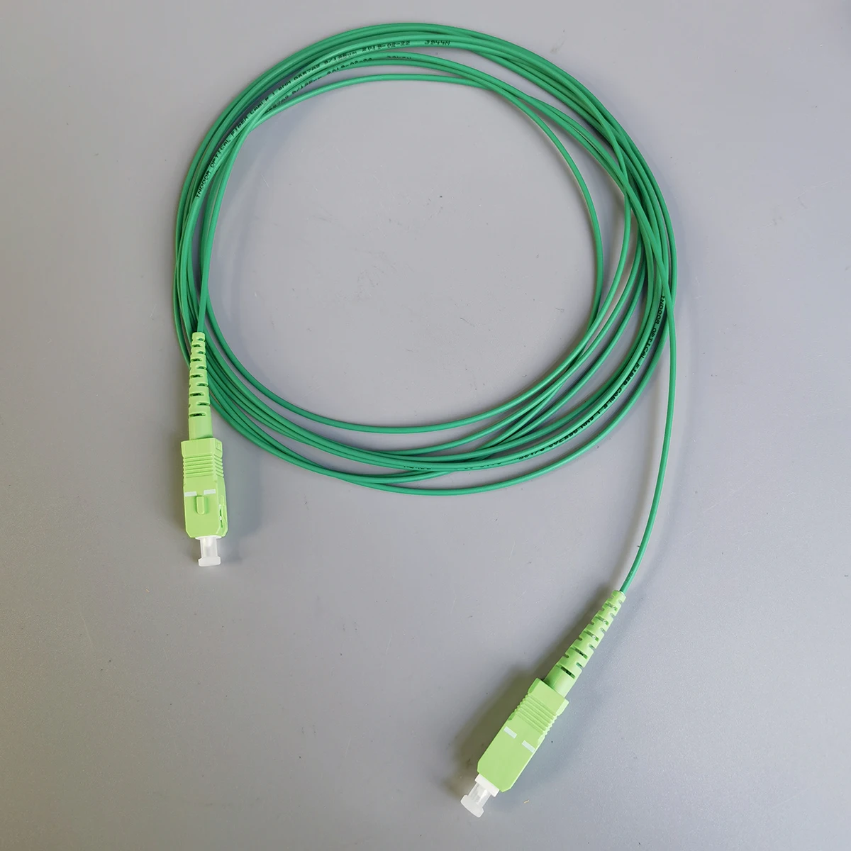 Fiber Optic Cable SC/APC-SC/APC Single Mode Simplex Core G657A2 1.6mm L:3.5M/2.5M Extension