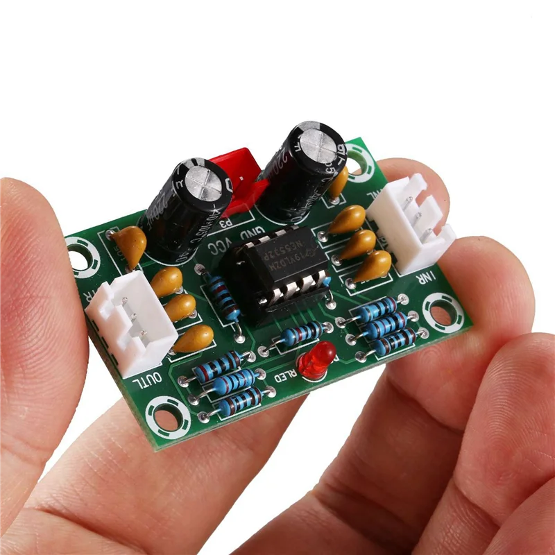 Dual Channel NE5532 Mini Op Amp Preamplifier Module