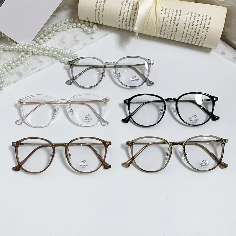 Ultra Light TR90 Oval Frame Reading Glasses Fashionable Anti Blue Light Presbyopia Glasses Women Clear Lens Far Sight Glasses 5