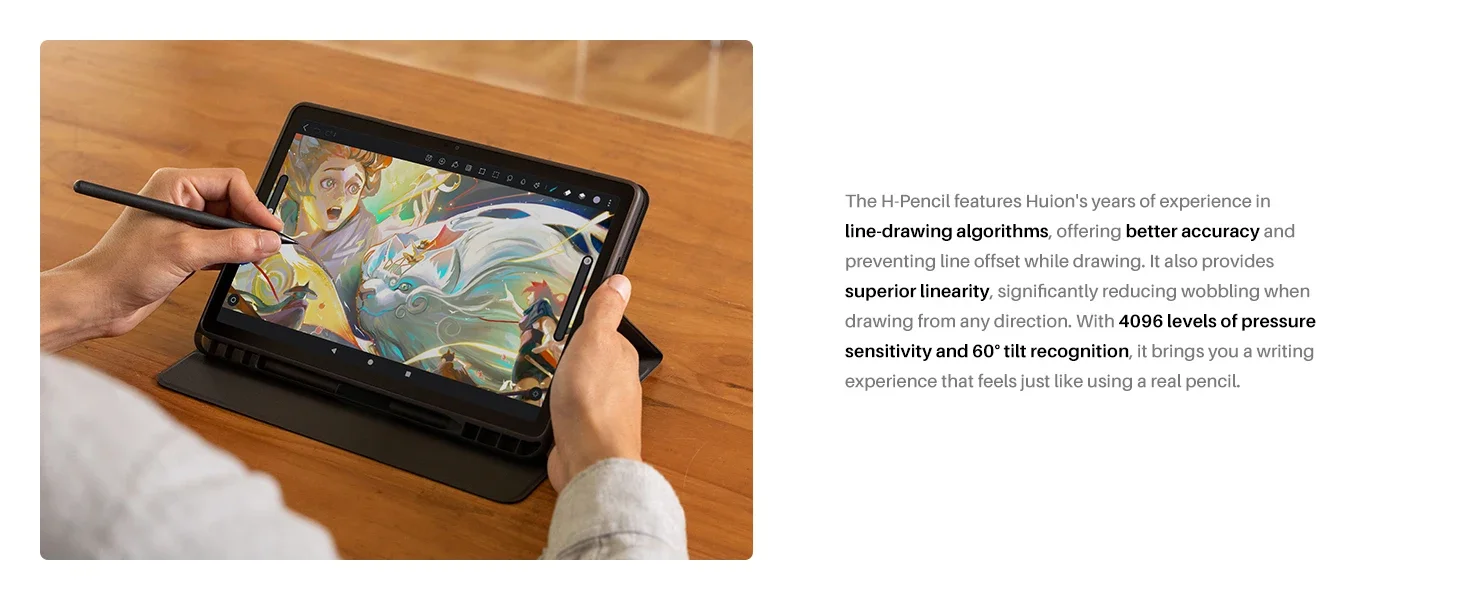 HUION KAMVAS SLATE 13 液晶タブレット Android14 Huion Kamvas Slate 13 Large Android Tablet with Pen for