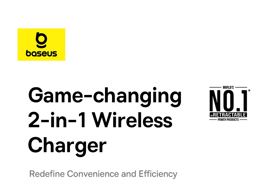 Baseus Qi2 15W Magnetic Wireless Charger For iPhone 16 15 14 13 12 Built in