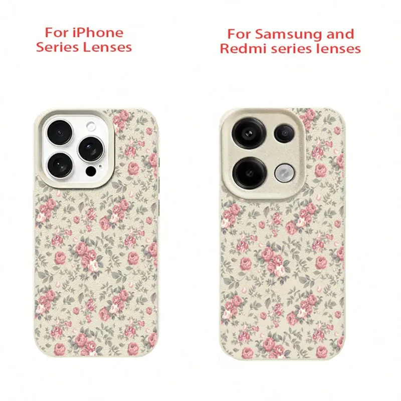 Charming Floral White Soft Phone Case - Classic TPU Cover