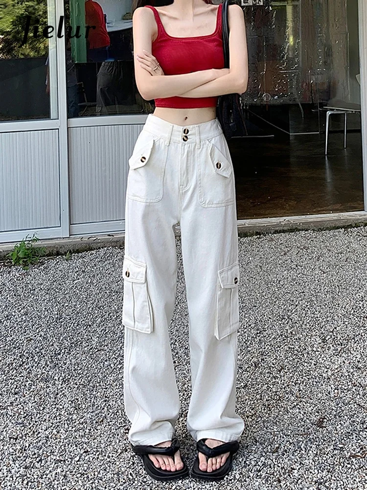Jeans Baggy Donna A Vita Alta - Gamba Dritta Stile Y2K E Harajuku