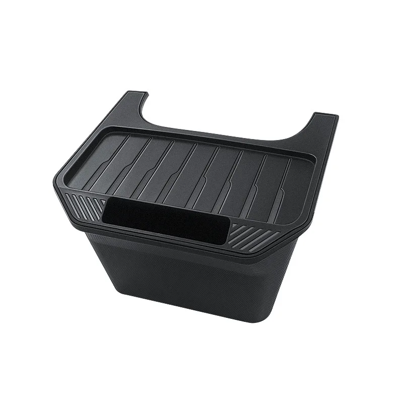 Rear middle storage box umbrella storage box car trash can interior accessories suitable for Tesla Model 3/y