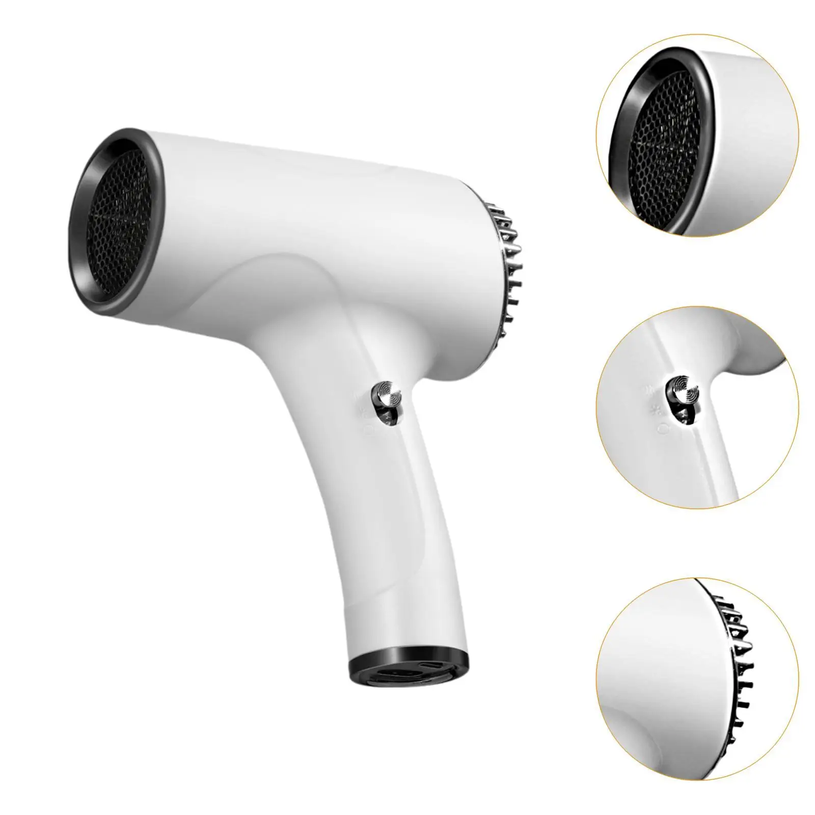 Rechargeable Cordless Hair Dryer Two Speeds Portable Powerful Blow Dryer for Home Dormitory Travel Use Rechargeable Cordless Hair Dryer Two Speeds Portable Powerful Blow Dryer for Home Dormitory Travel Use