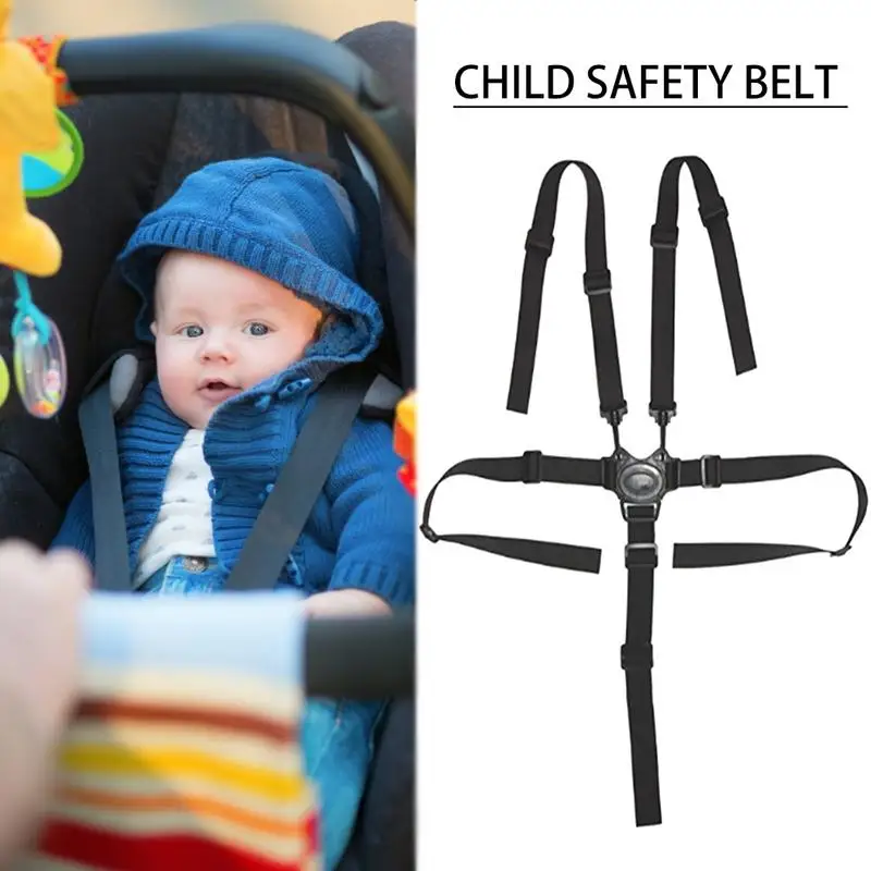 FivepointCartSeatBeltChildSafetyBeltBabyStrollerDiningChair