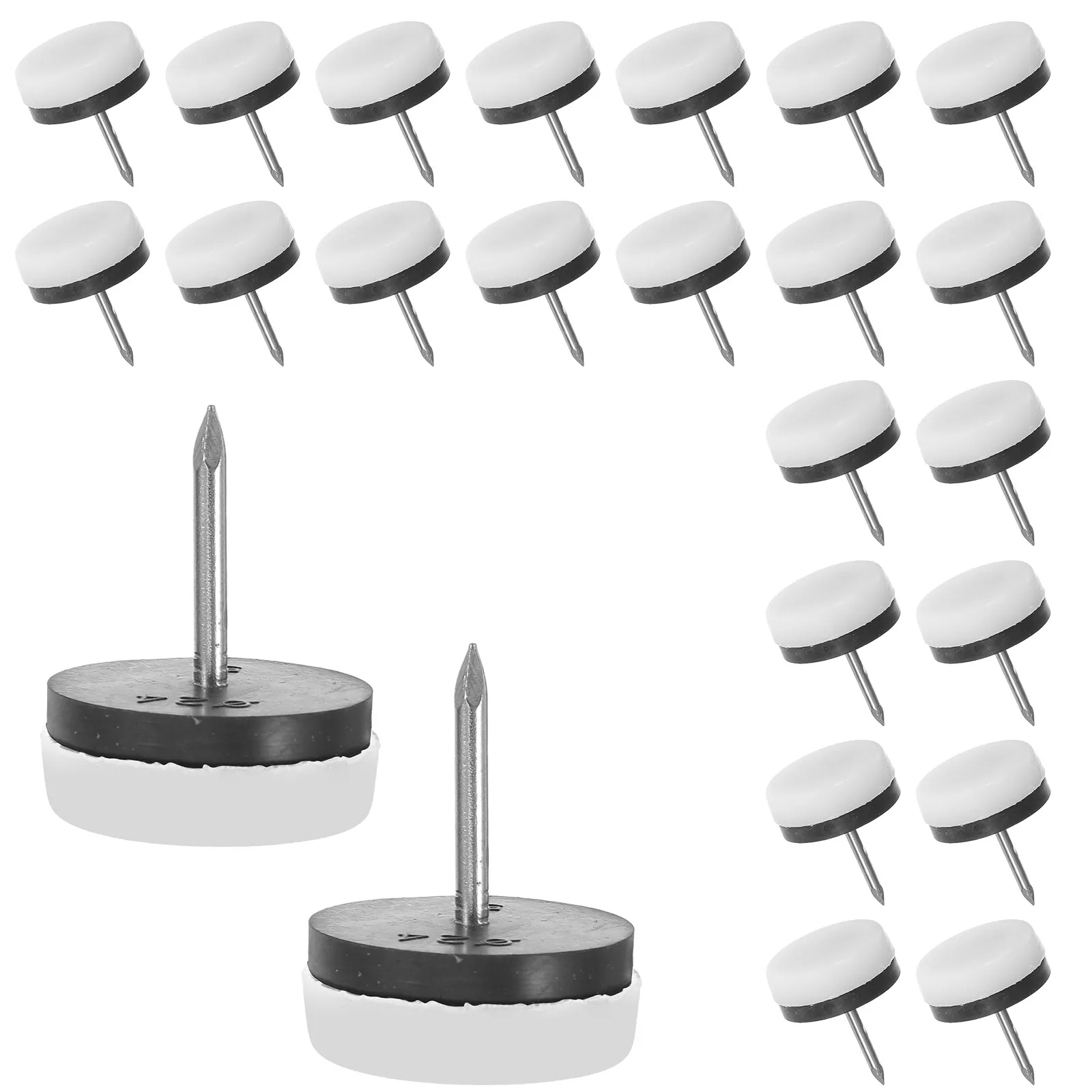 40Pcs 가구 미끄럼 방지 패드 고무 미끄럼 방지 가구 그리퍼 의자 글라이드 테..