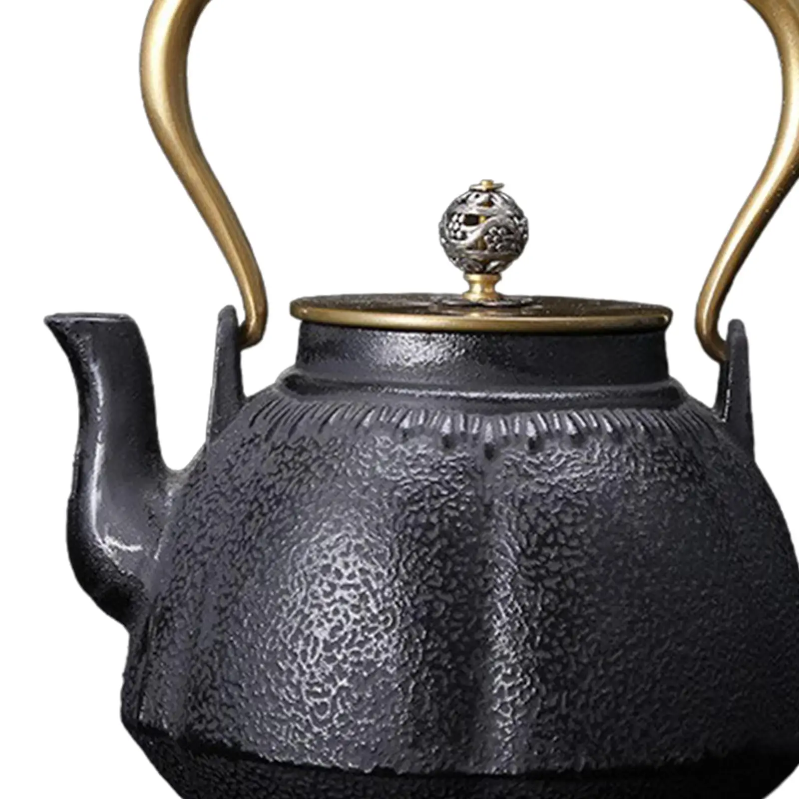 Cast Iron Tea Kettle Tea Set Tea Ceremony Supplies Chinese Style Large Capacity Housewarming Gifts 1.2L Family Use Iron Teapot Cast Iron Tea Kettle Tea Set Tea Ceremony Supplies Chinese Style Large Capacity Housewarming Gifts 1.2L Family Use Iron Teapot