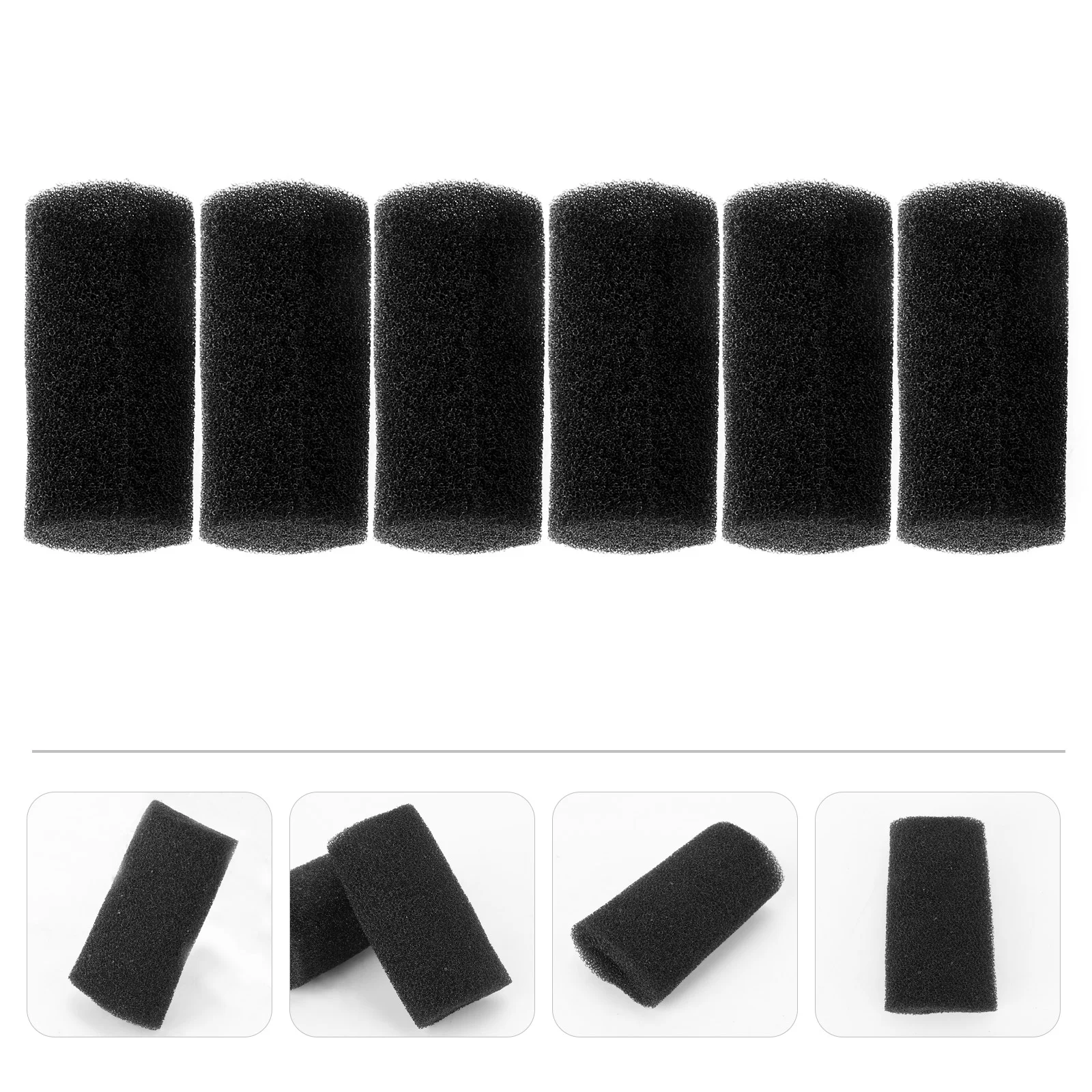 

6 PCS Fish Tank Pre-Filter Sponge Roll Replacement Filters for Aquarium (22mm)