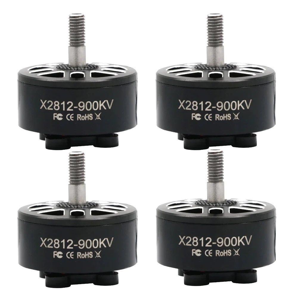 4pcs/lot Angel X2812 2812 KV900/ KV1115 2-6S High Torque Brushless Motor M5 Shaft For Aircraft/ Multicopter/ 7" 8" 9" FPV Drone