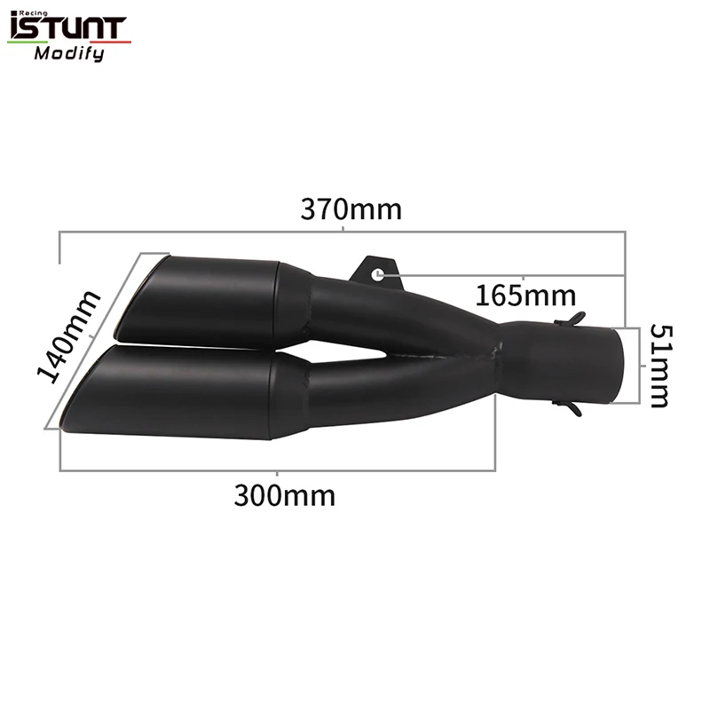 For HONDA VFR1200 X VFR1200F VFR 1200 2009-2015 Motorcycle Exhaust modify Mid Pipe Link Pipe Muffler Espace Moto With DB Killer - Image 4