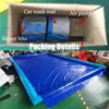Easy set up Portable water collector Containment Mat inflatable car wash mat 4
