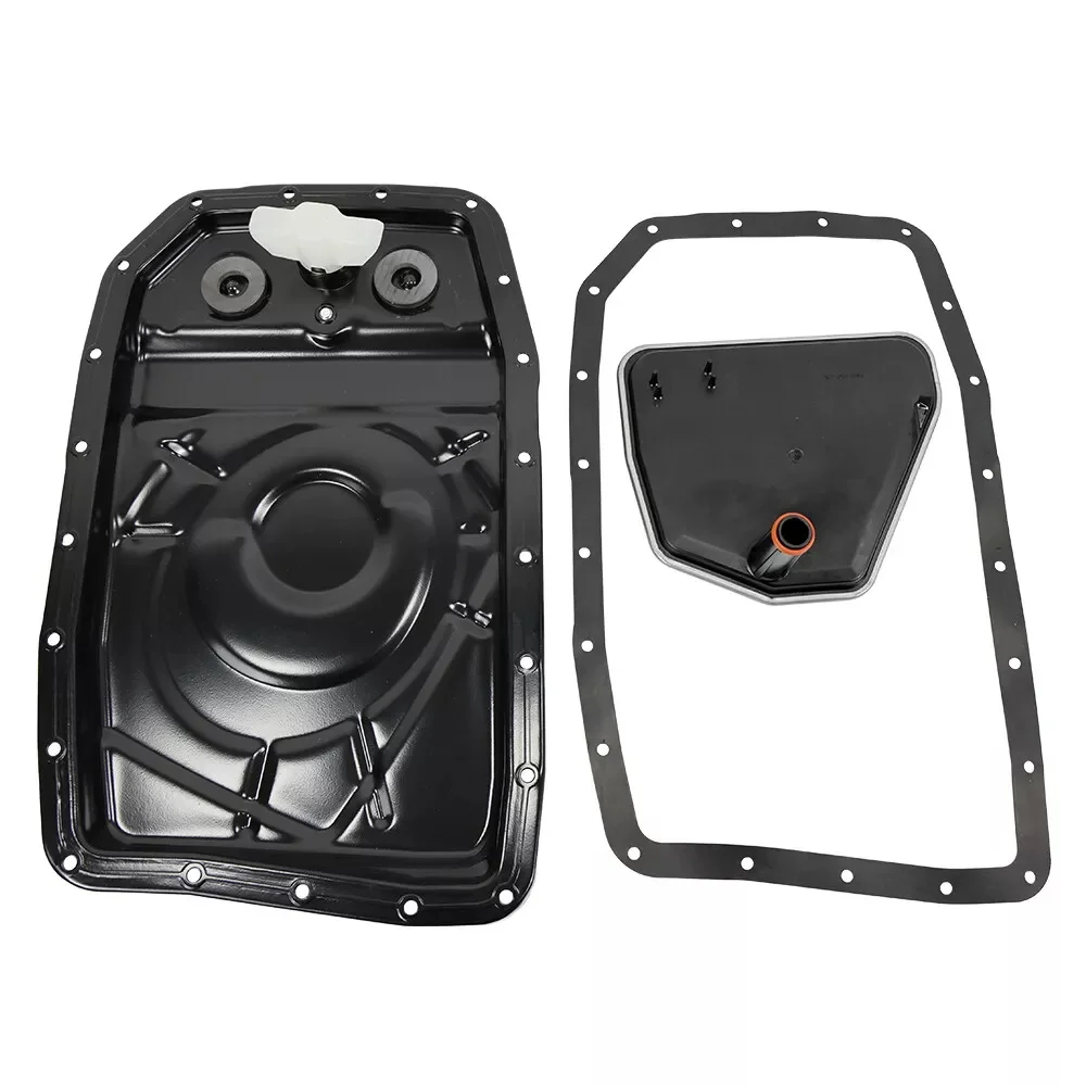 ZF6HP26 ZF6HP32 Transmission Oil Pan Fluid Filter Kit w/ Filter Bolts Gasket Plug For 2002-up AUDI BMW JAG ROVER Metal Replaces