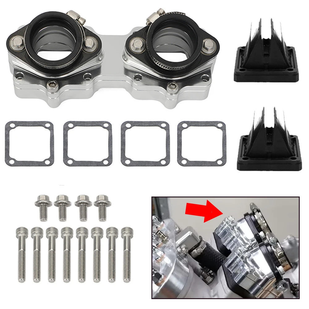 For 33mm 34mm 35mm & 36mm New Billet Intake Manifolds Boots Keihin