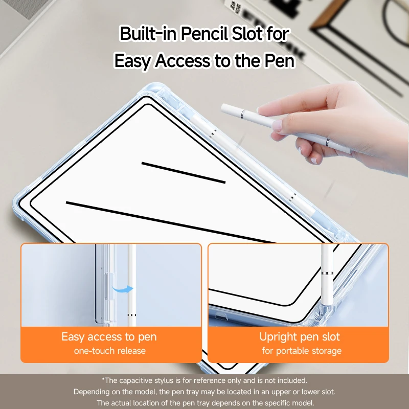 Tri-Fold Double-Sided Painted Tablet Case
